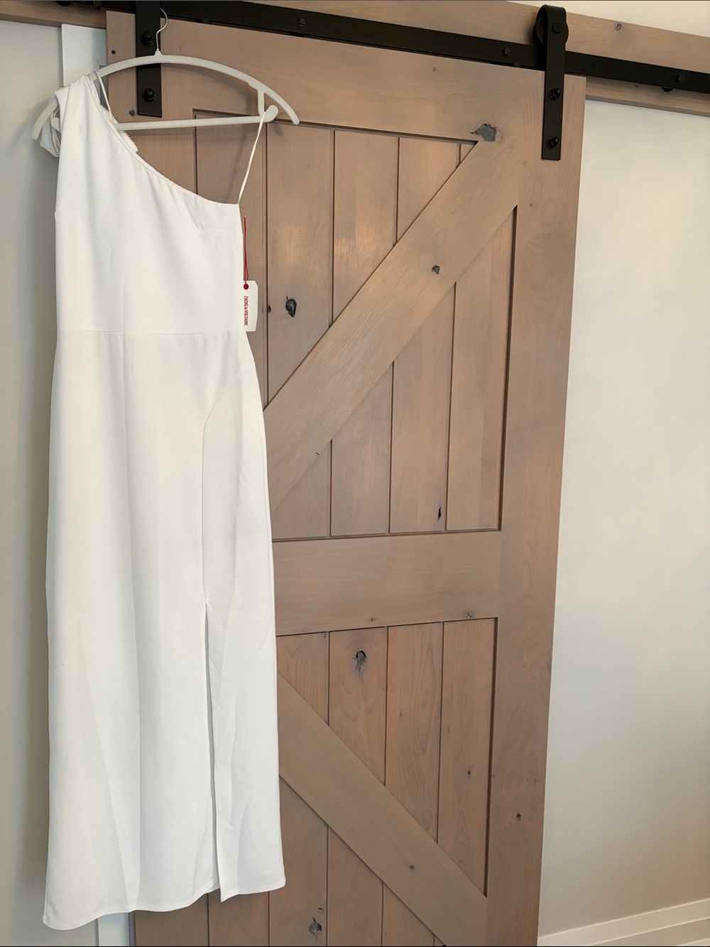 Zadig & Voltaire White Maxi Dress with Bow